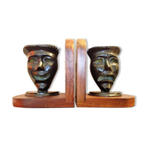 Greenhouses books bronze and wood african art