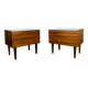 Paire de chevets scandinaves en teck, années 60