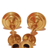 Brass candle holders