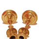 Brass candle holders