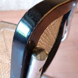 Set of 5 B32 Cesca chairs black lacquer by Marcel Breuer 80s Made in Italy