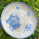 Old Compote Dish Terre de Fer Franco-British Company Sordoillet Cot