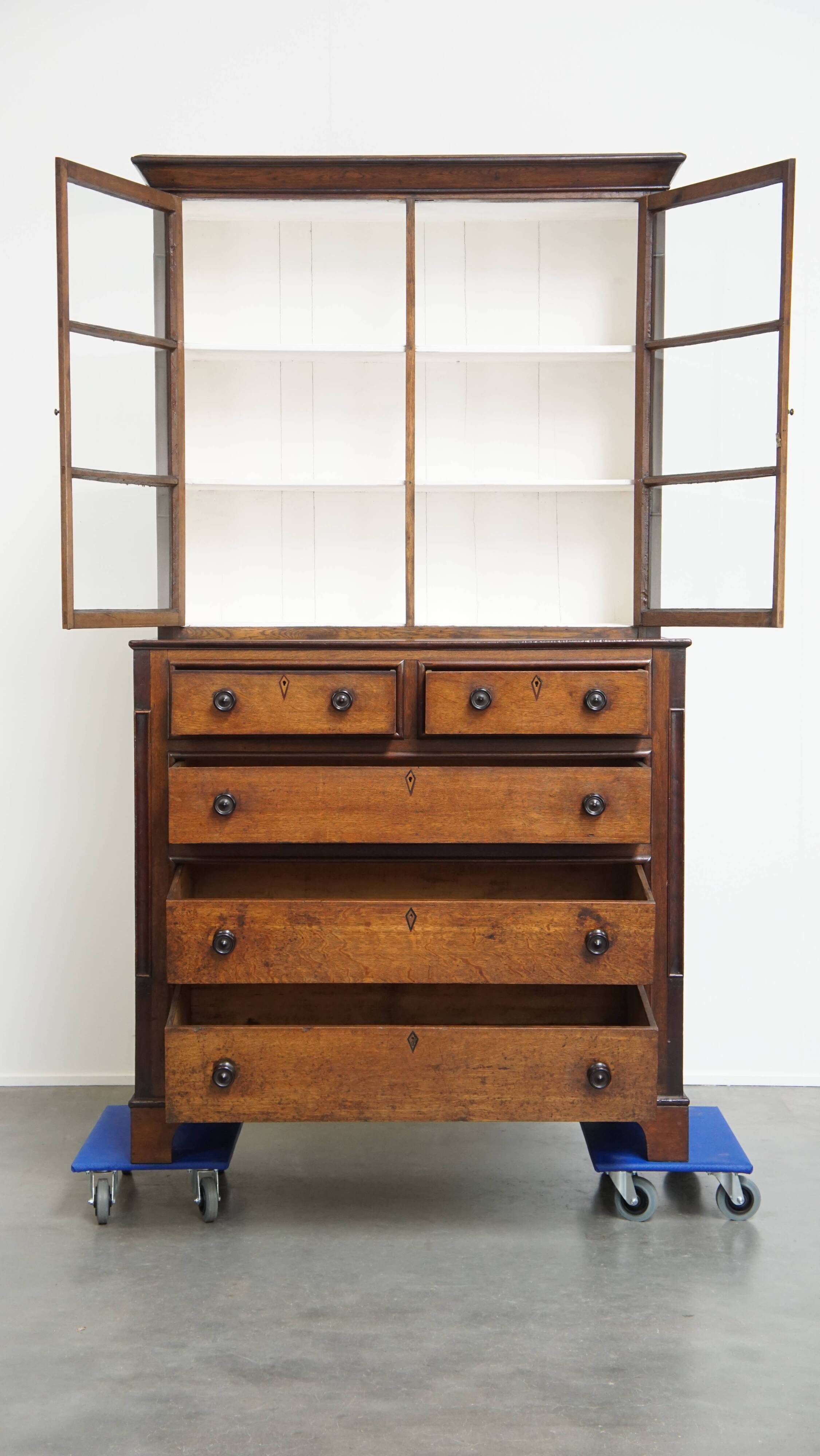 Antique English Buffet / Bookcase from the Early 19th Century