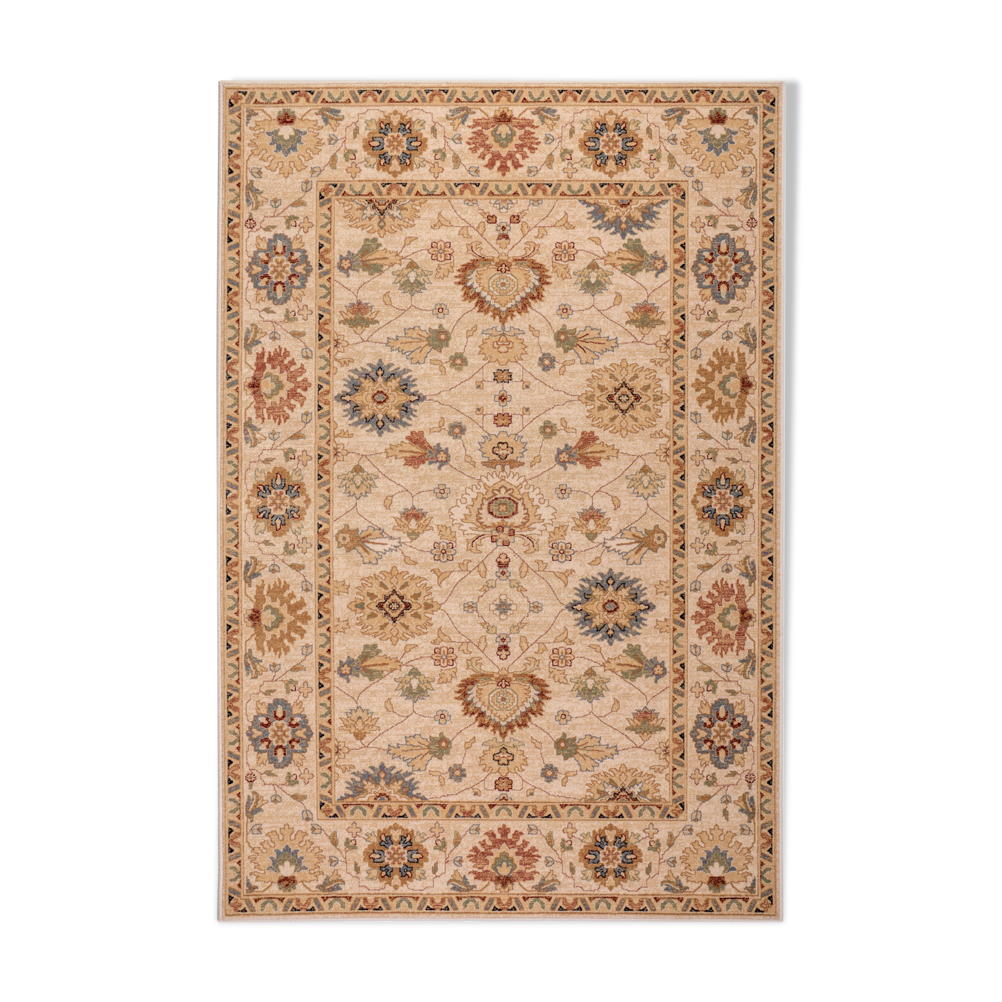 Oriental beige carpet 160x230 cm wool