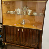 Vitrine vintage en bois