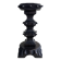 Medieval Studded Wooden Candle Holder on Stand
