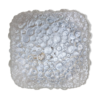 Vintage bubble glass ceiling light, 70s