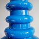 Large Space Age pendant light in blue opaline, 1960s-70s
