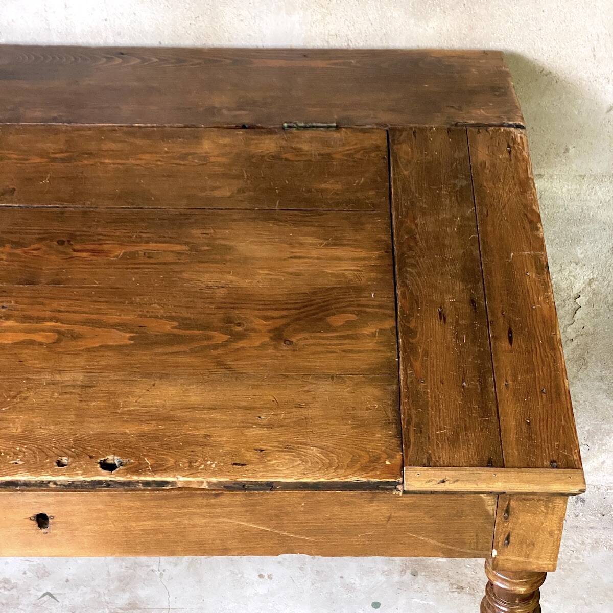 19th-century solid wood desk