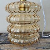 New electrified golden glass pendant lamp