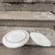Duo of old plates Condé Longchamp – Terre de Fer, floral decoration & in