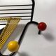 Colourful coat rack from the 1950s in the style of Mathieu Matégot.