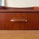 Vintage Danish floating bedside table in teak.