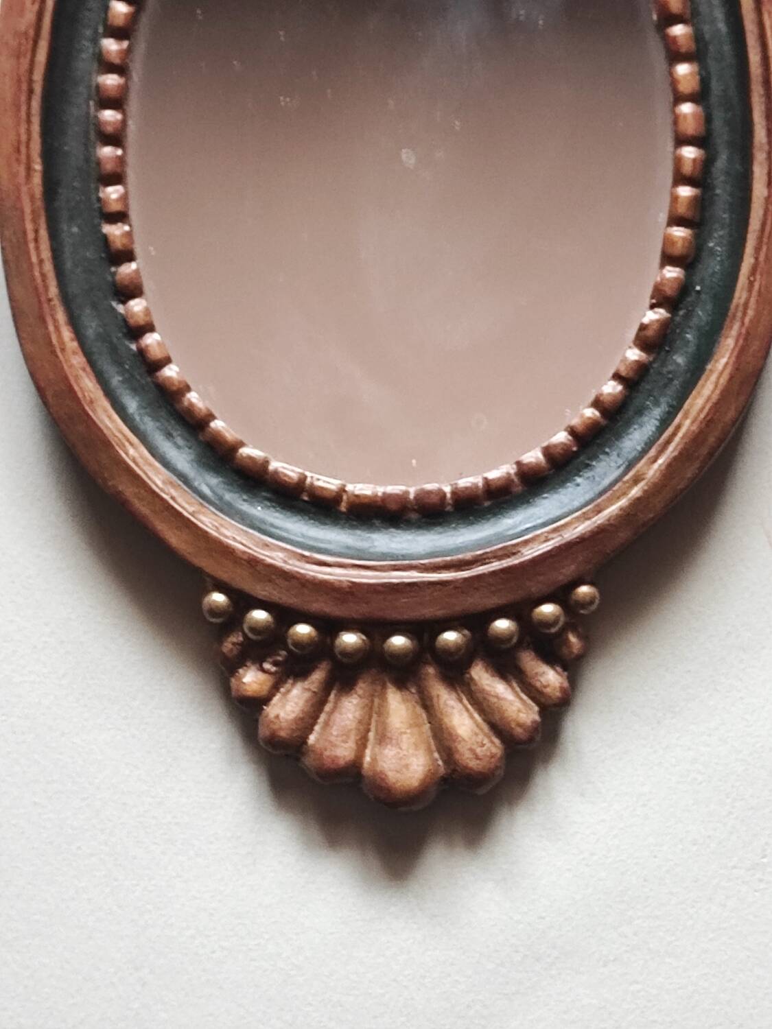 Pair small Italian mirrors