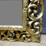 Miroir en bois doré XIXème