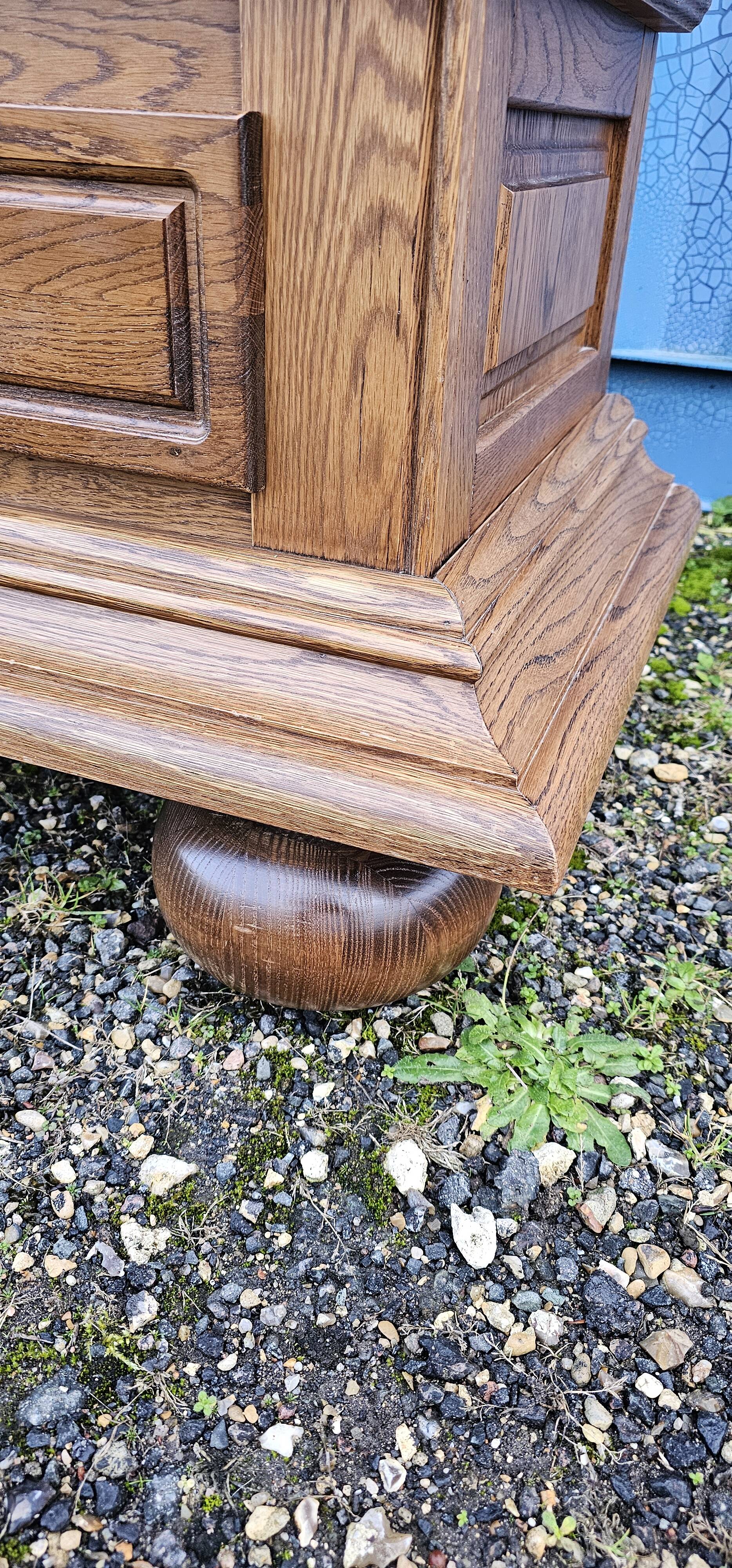 Oak wardrobe - wardrobe