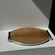 Vintage black two-handled mirror tray 26x38