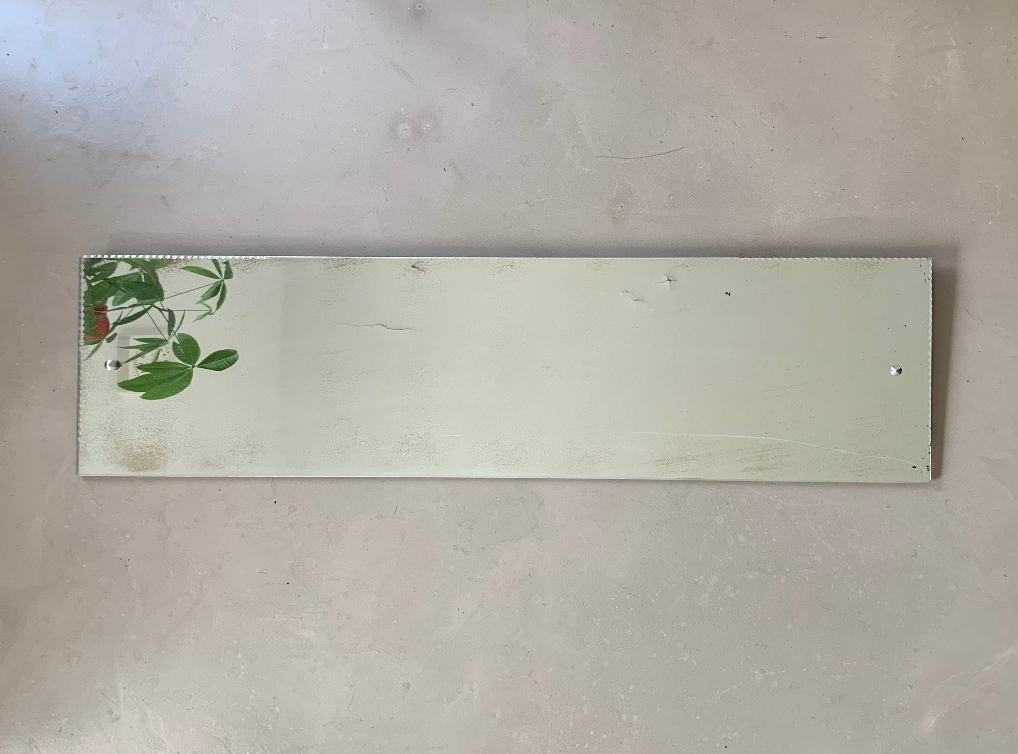 Long old beveled mirror Marc Uzan