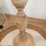Vintage wooden floor lamp