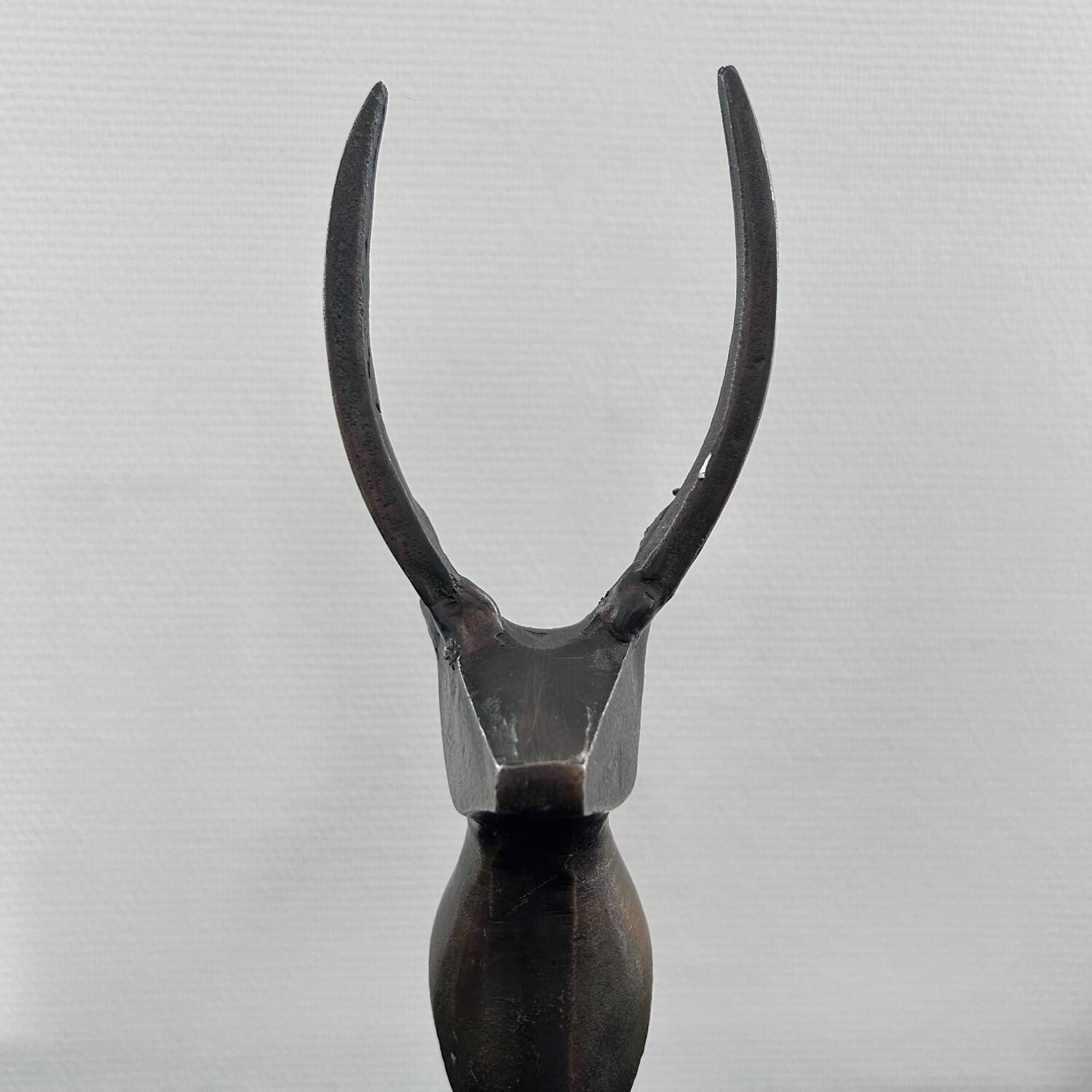 Stylized bovine trophy