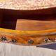 Louis XV style commode, inlaid with rosewood, marble top.