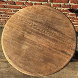 Small round oak table
