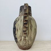 Vase vintage Scheurich d'Allemagne de l'Ouest à décor de chevaux, années 1970
