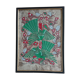 Painting on paper of Amate birds and flowers