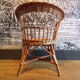 Fauteuil enfant vintage en osier