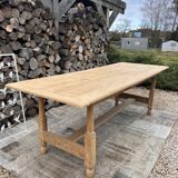 Solid oak farmhouse table 233cm