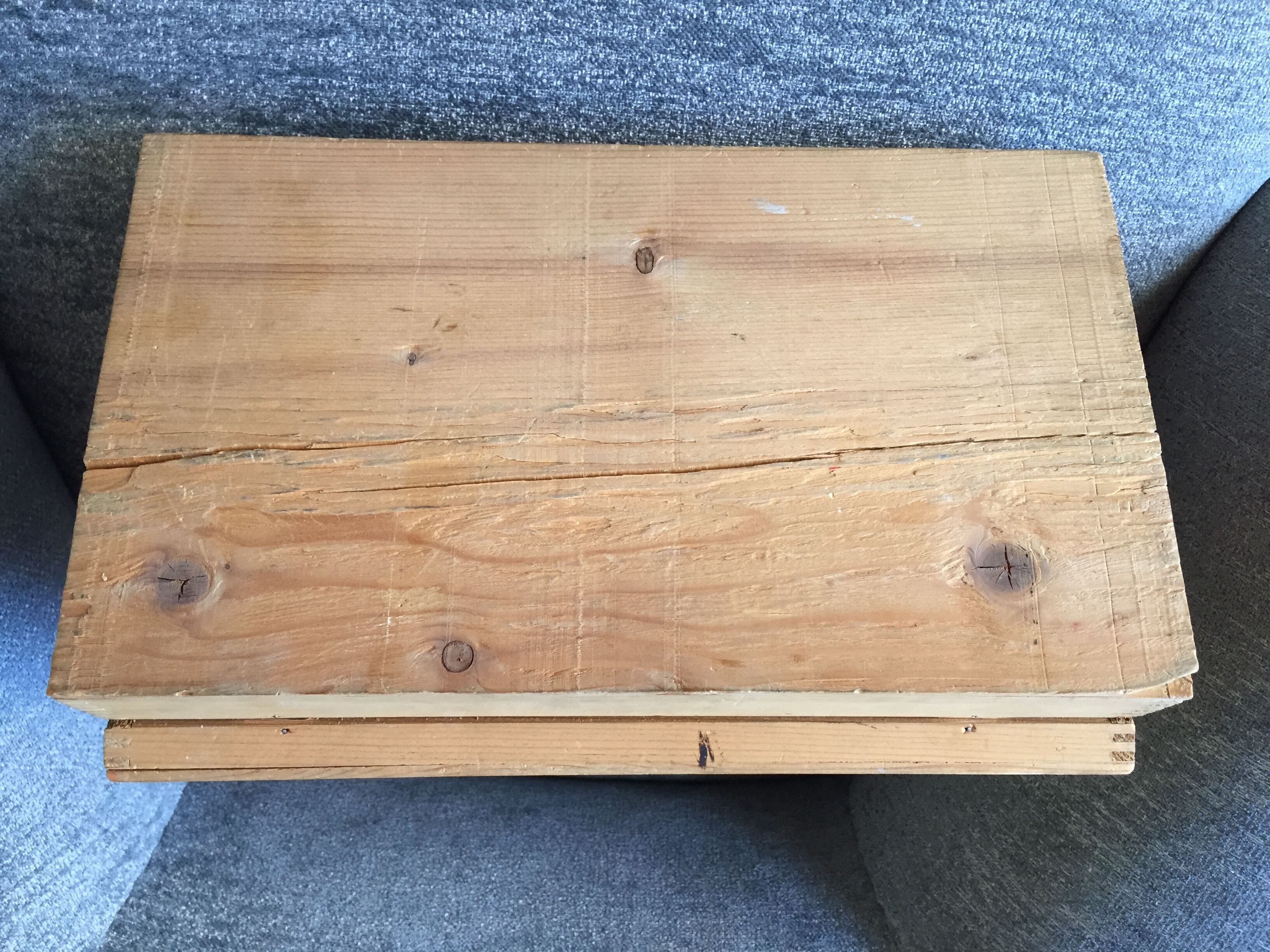 Jeu de croquet de table en bois vintage