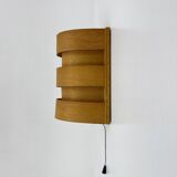 Scandinavian Modern Pine Wall Light by Hans Agne Jakobsson for Markaryd, Sw