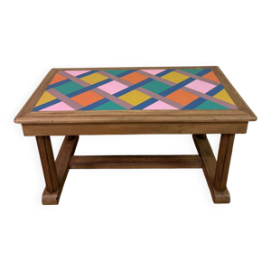 table basse colorée