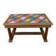 Colourful coffee table