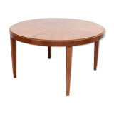 1950s round coffeetable in walnut