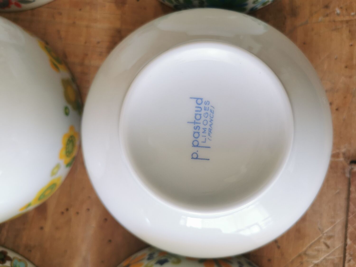 Bols Paul Pastaud, Porcelaine de Limoges