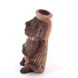 Vase Péruvien anthropomorphe en terre cuite