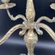 Chandelier 4 branches sculptées laiton – MPMDéc23JF21