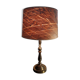large brass lamp and wood 1970 very elegant 60x35cm