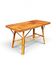 Vintage Audoux Minnet rattan and bamboo coffee table