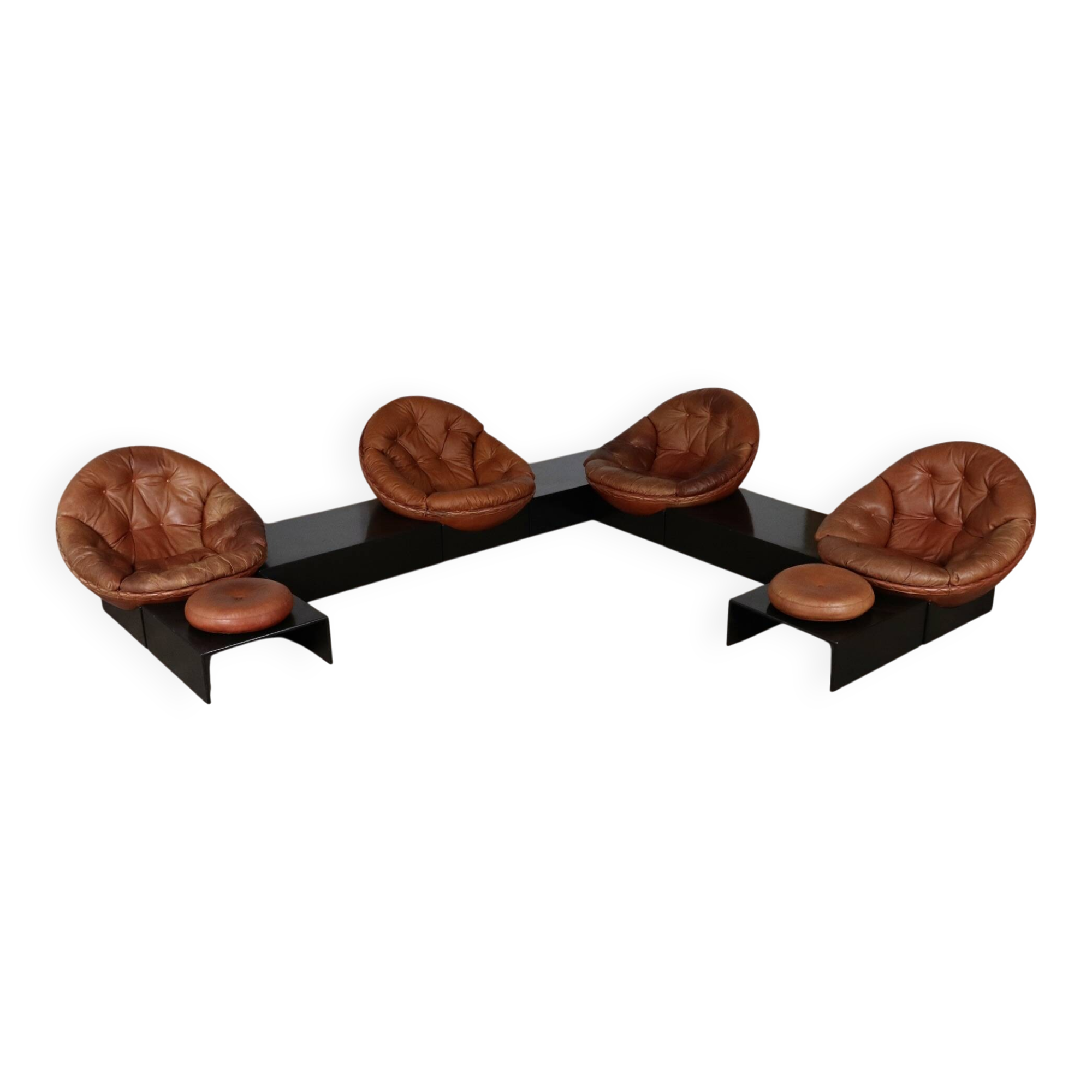 Canapé Illum Wikkelsø Apollo pour Ryesberg Møbler, Danemark 1970