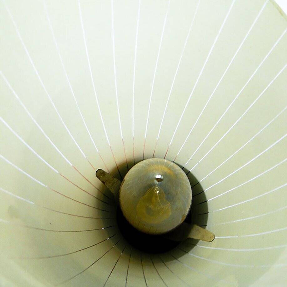 Pop art glass bedside lamp, Poland, 1960s