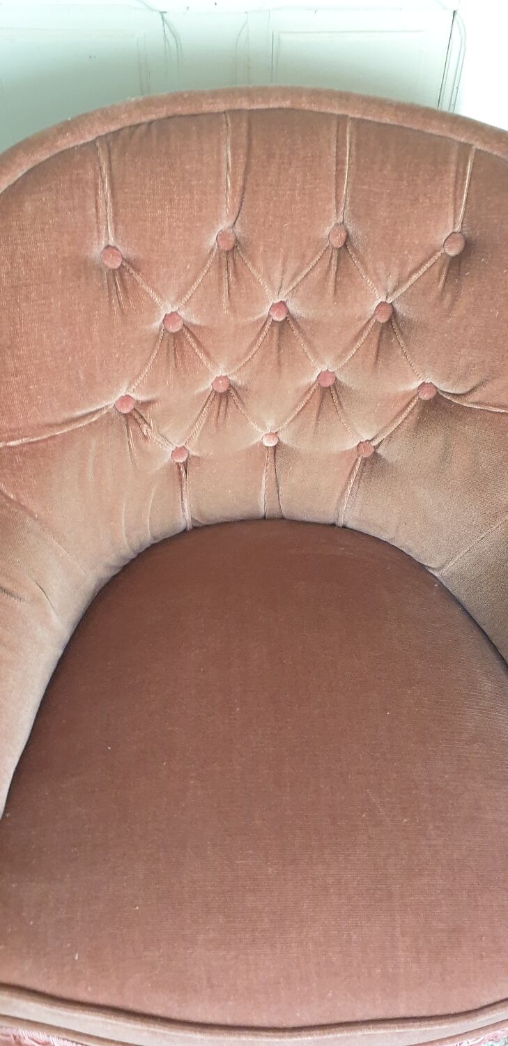 Pair of toad armchairs