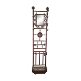 Bamboo-carved wooden coat/dressing room door. Period around 1900-1920