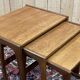 Set of 3 teak nesting tables from the GPlan brand from the 1970s