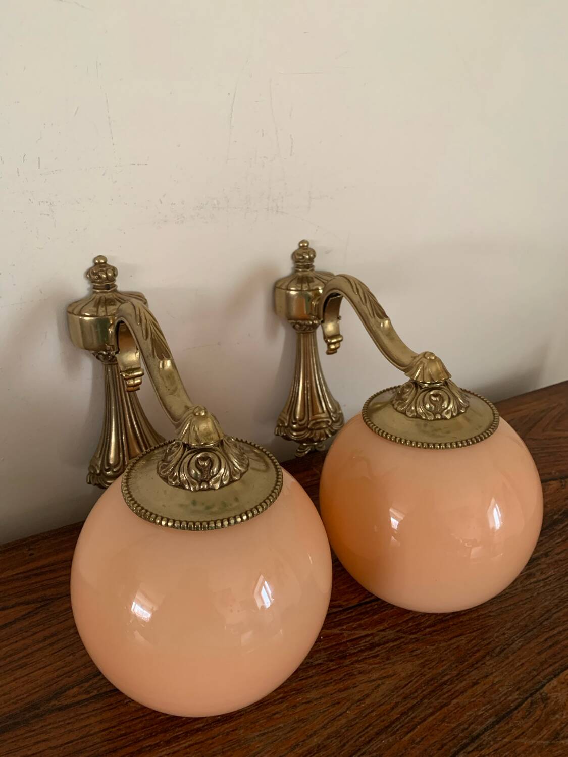 Pair of antique wall sconces