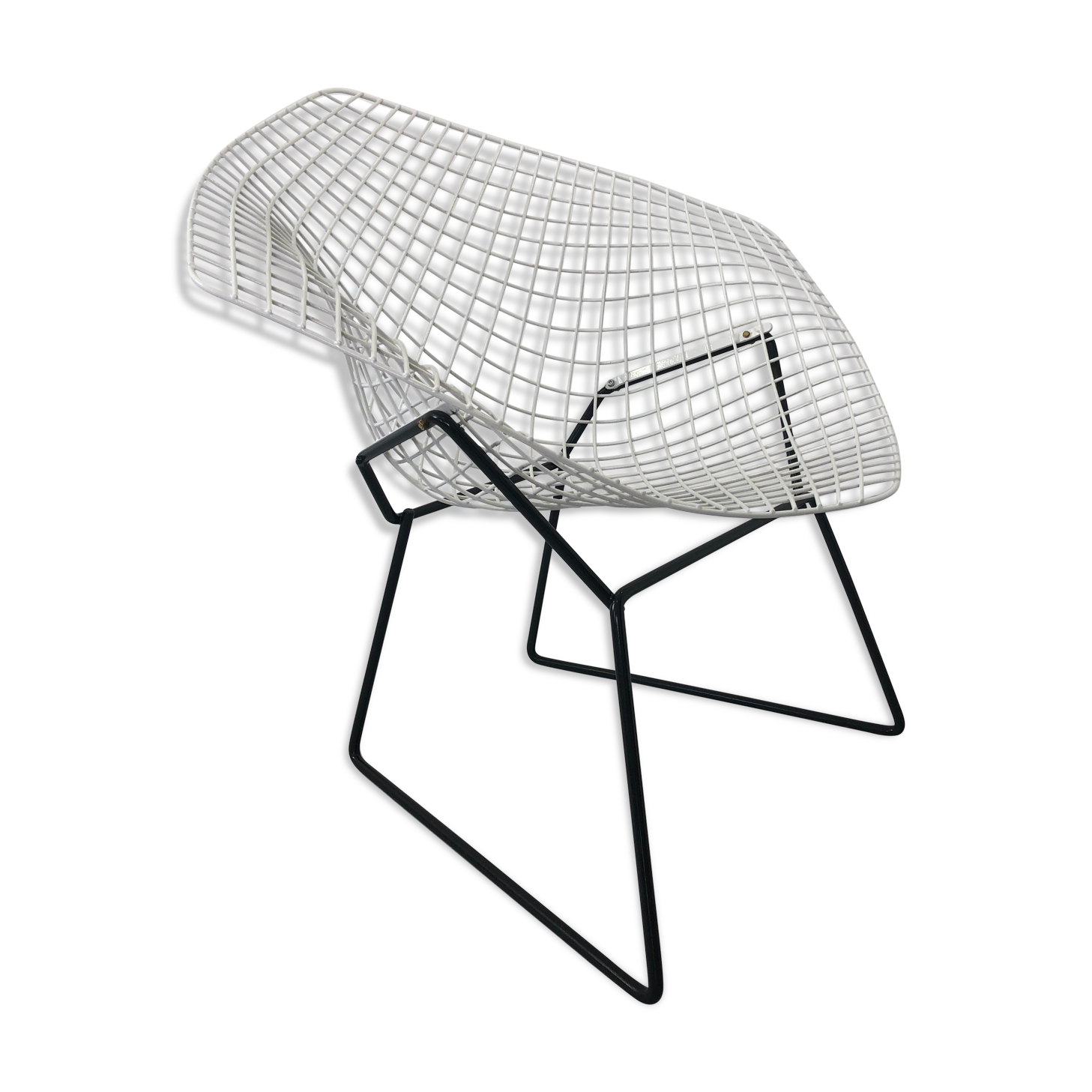 Vintage Diamond 421 Lounge Chair by Harry Bertoia for Knoll International