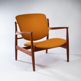Fauteuil modèle FD136 Finn Juhl 1950s