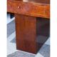 Bureau en bois de loupe brune spectaculaire vers 1930