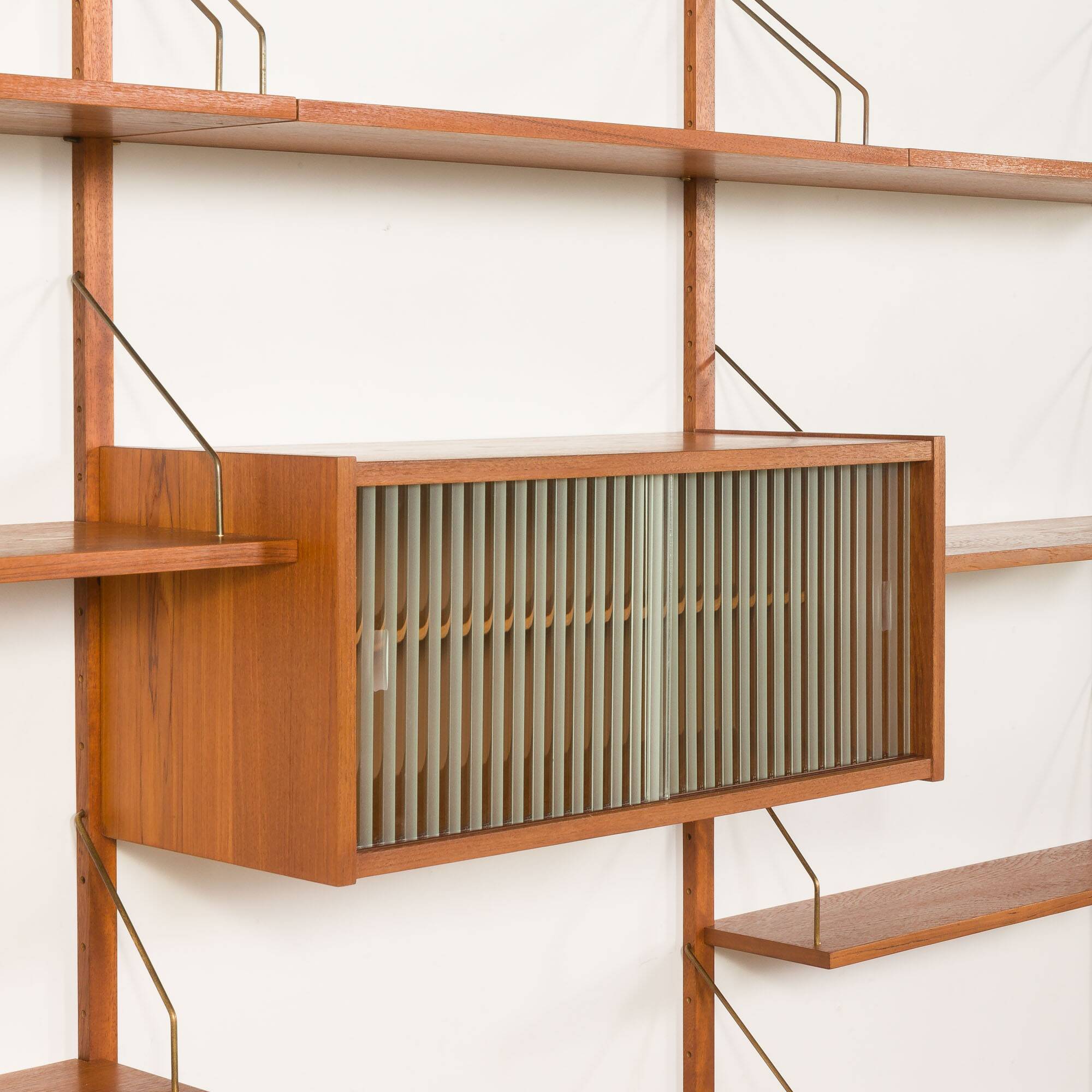 PS System vintage shelving unit by Randers Mobelfabrik, Denmark, 1960s